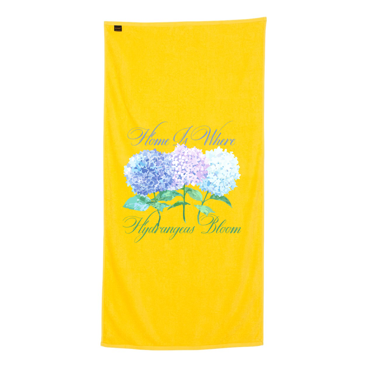 Hydrangea Beach Towel