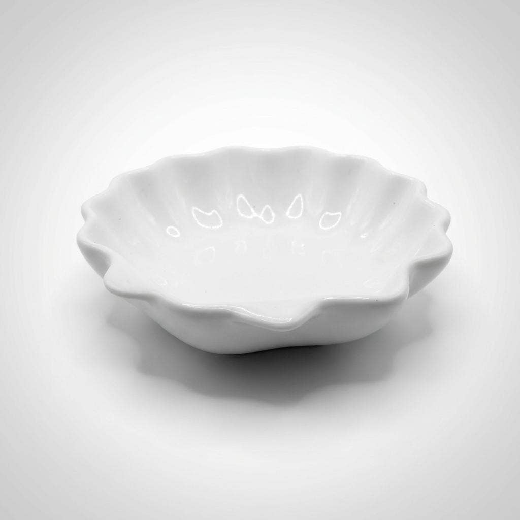Scallop Shell Resin Dish Food Safe