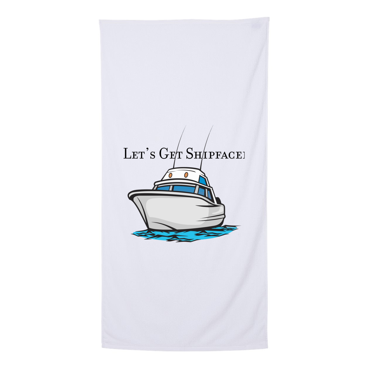 ShipFaced Beach Towel