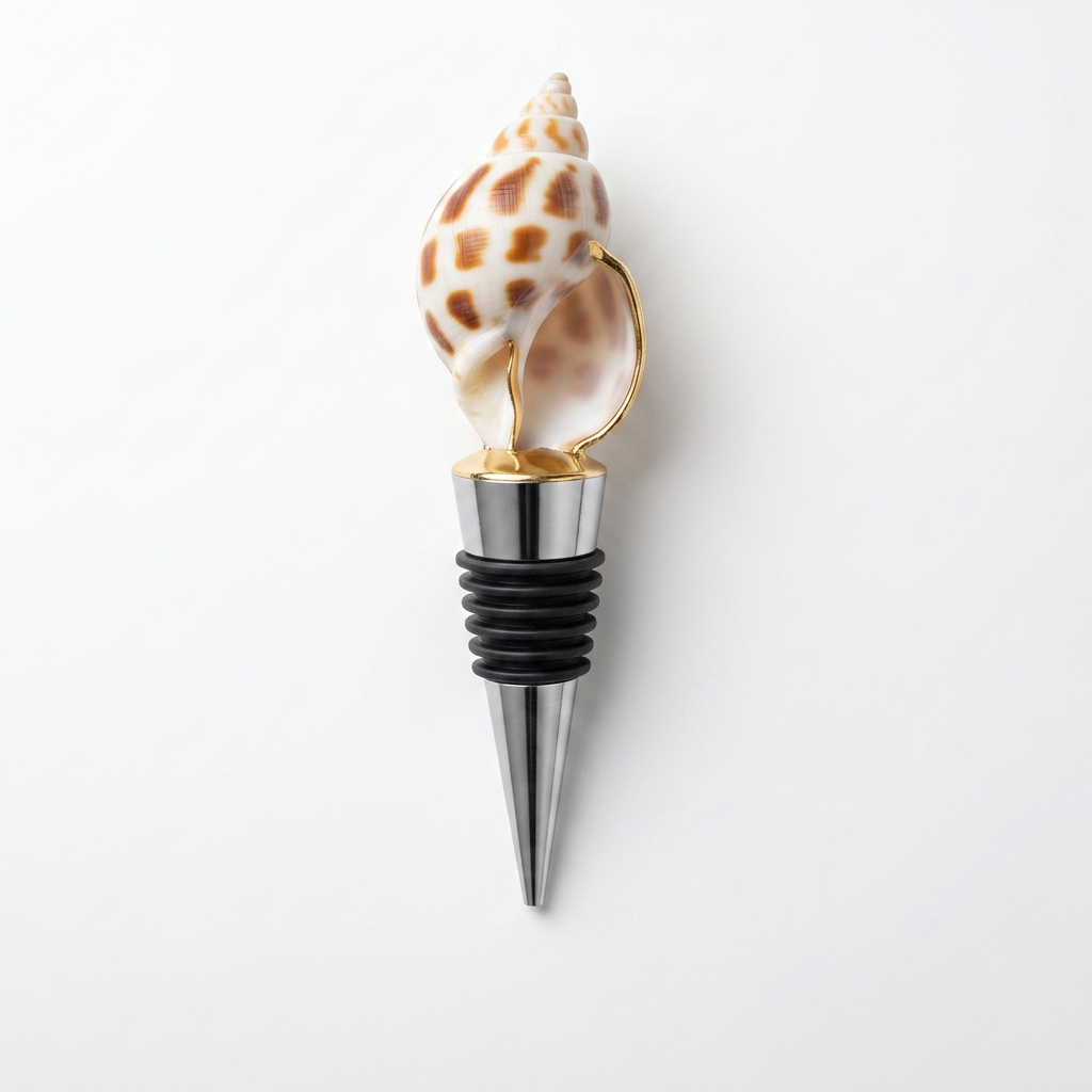 Micro Luxury Shell Wine Stopper Pack 12 Pc
