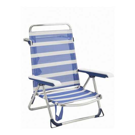 Beach Chair Alco 6075ALF-1556 Aluminium Multi-position Foldable 62 x