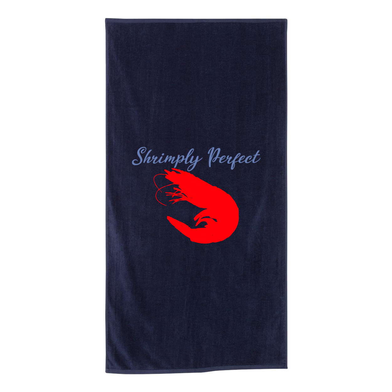 Shrimply Perfect Beach Towel