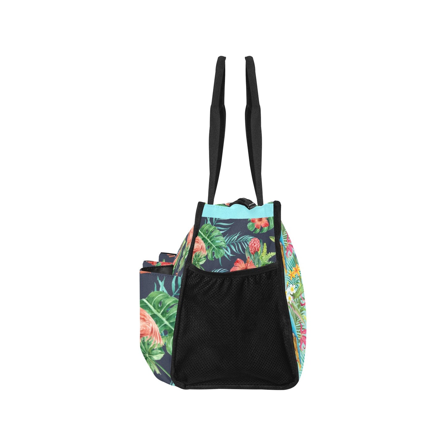 Tropical Bird Large Pocket Tote