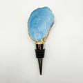 Coastal Blues Oyster Shell Stopper Set