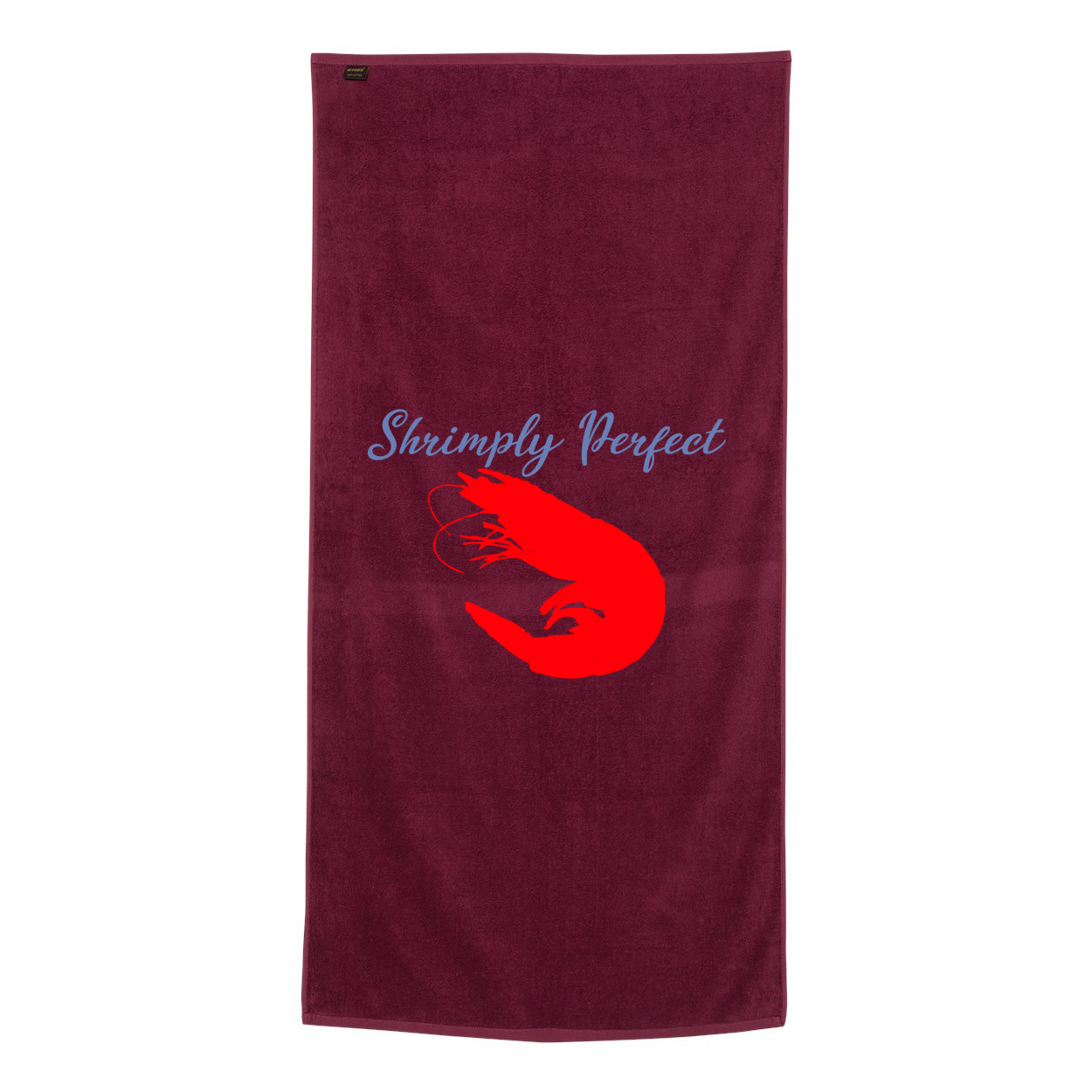 Shrimply Perfect Beach Towel