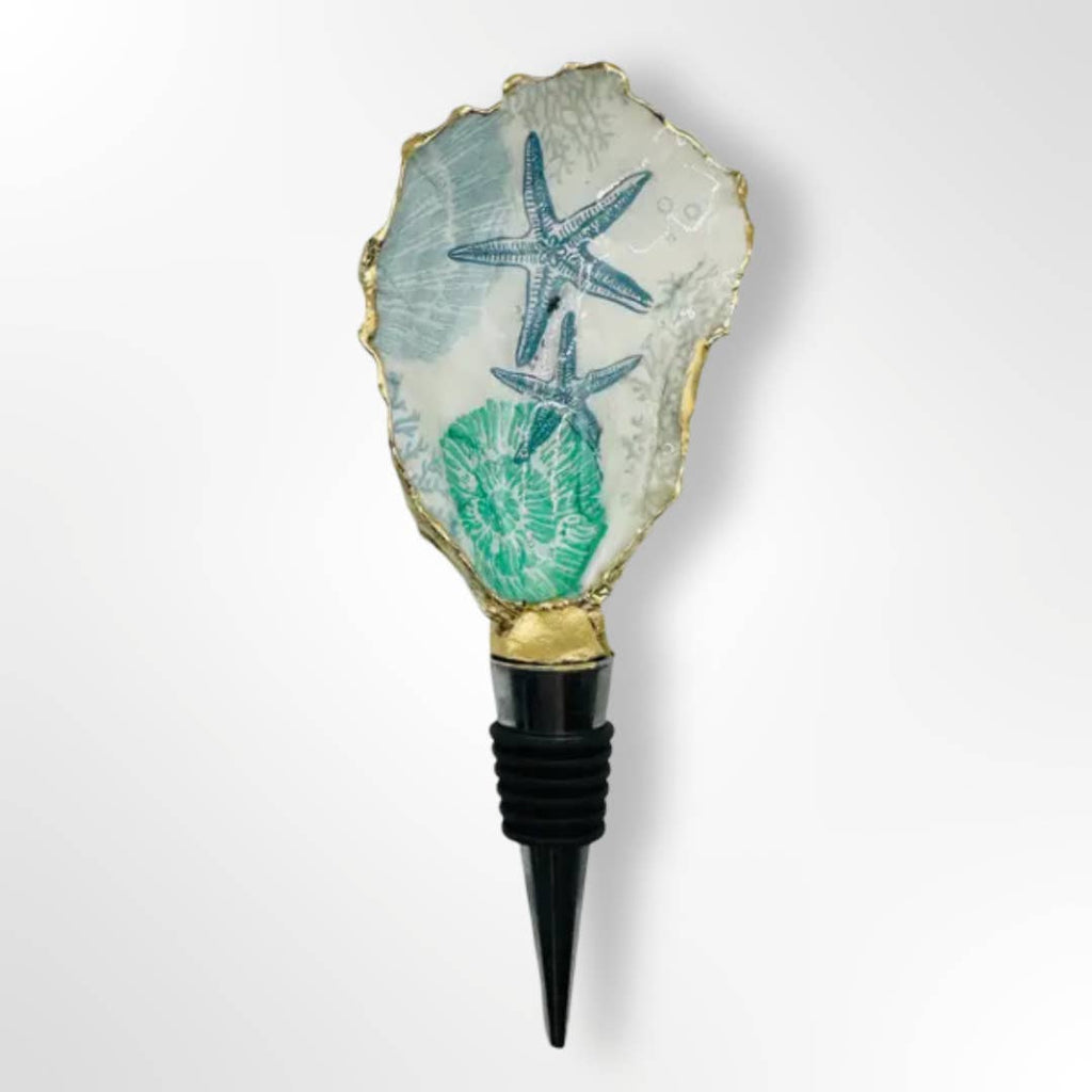 Starfish Shell Oyster Shell Wine Stopper