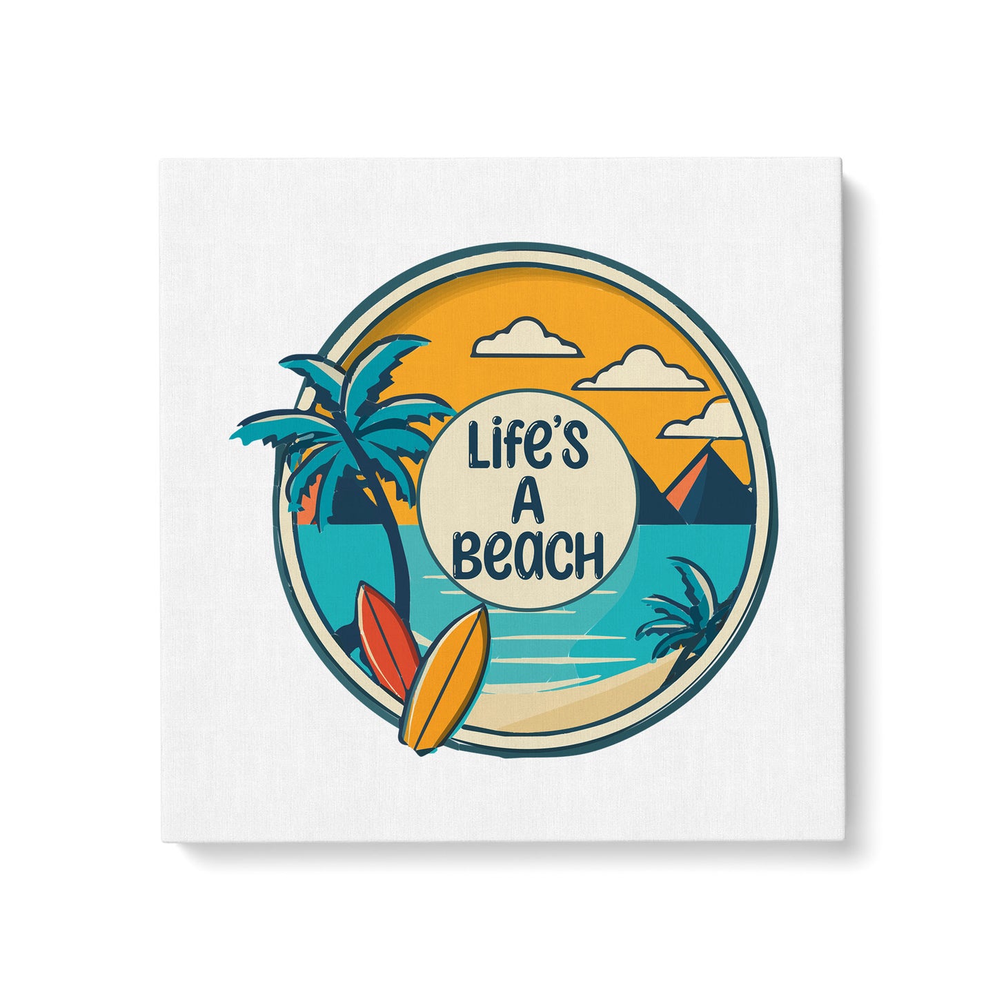 Life's A Beach Matte Canvas (0.75")