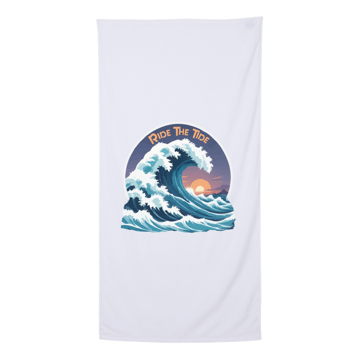 Ride The Tide Beach Towel