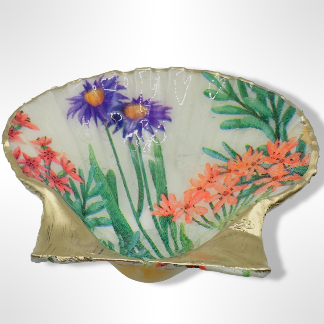 Wild Meadow Blooms Scallop Dish