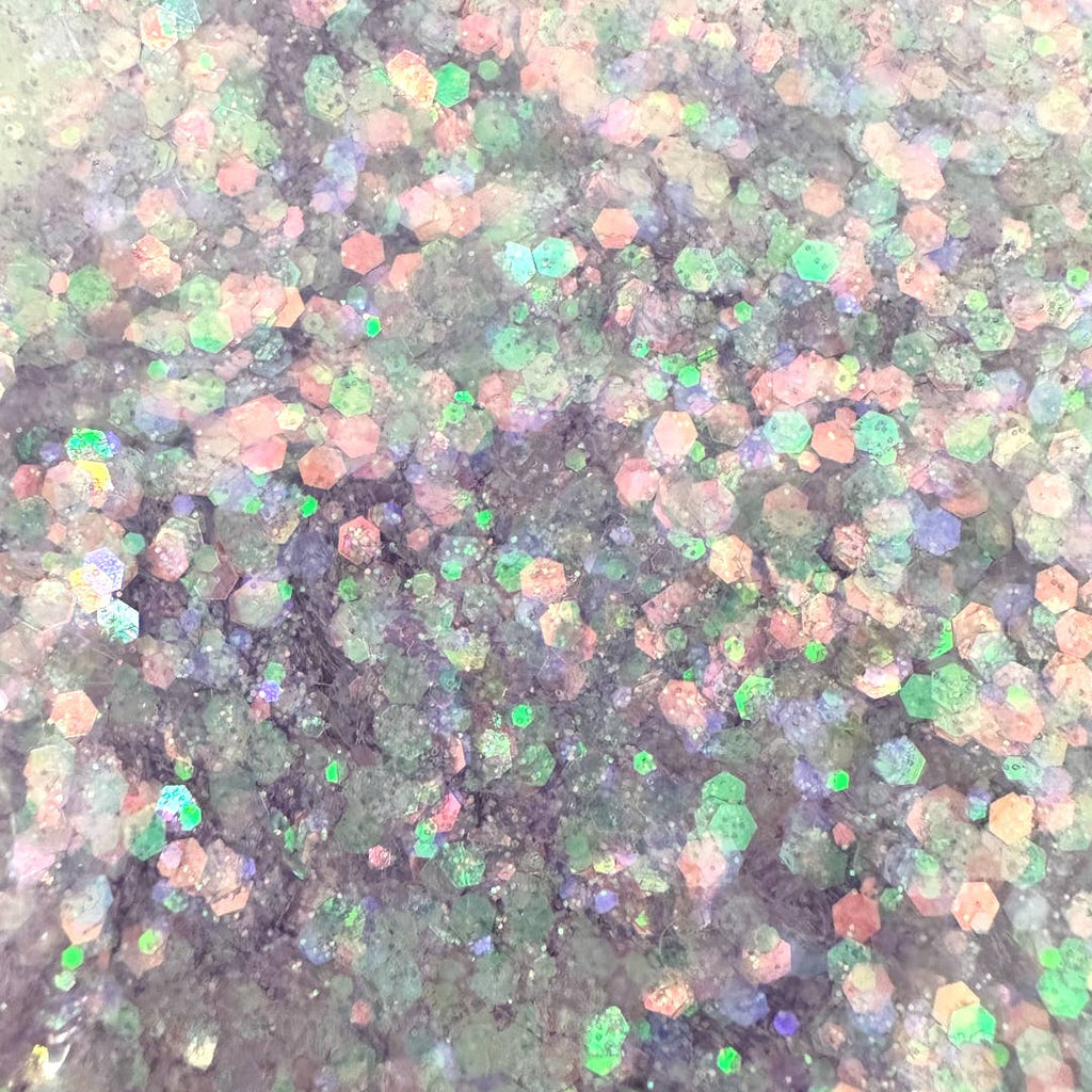 Neon Reef Glitter Oyster Shell Wine Stopper