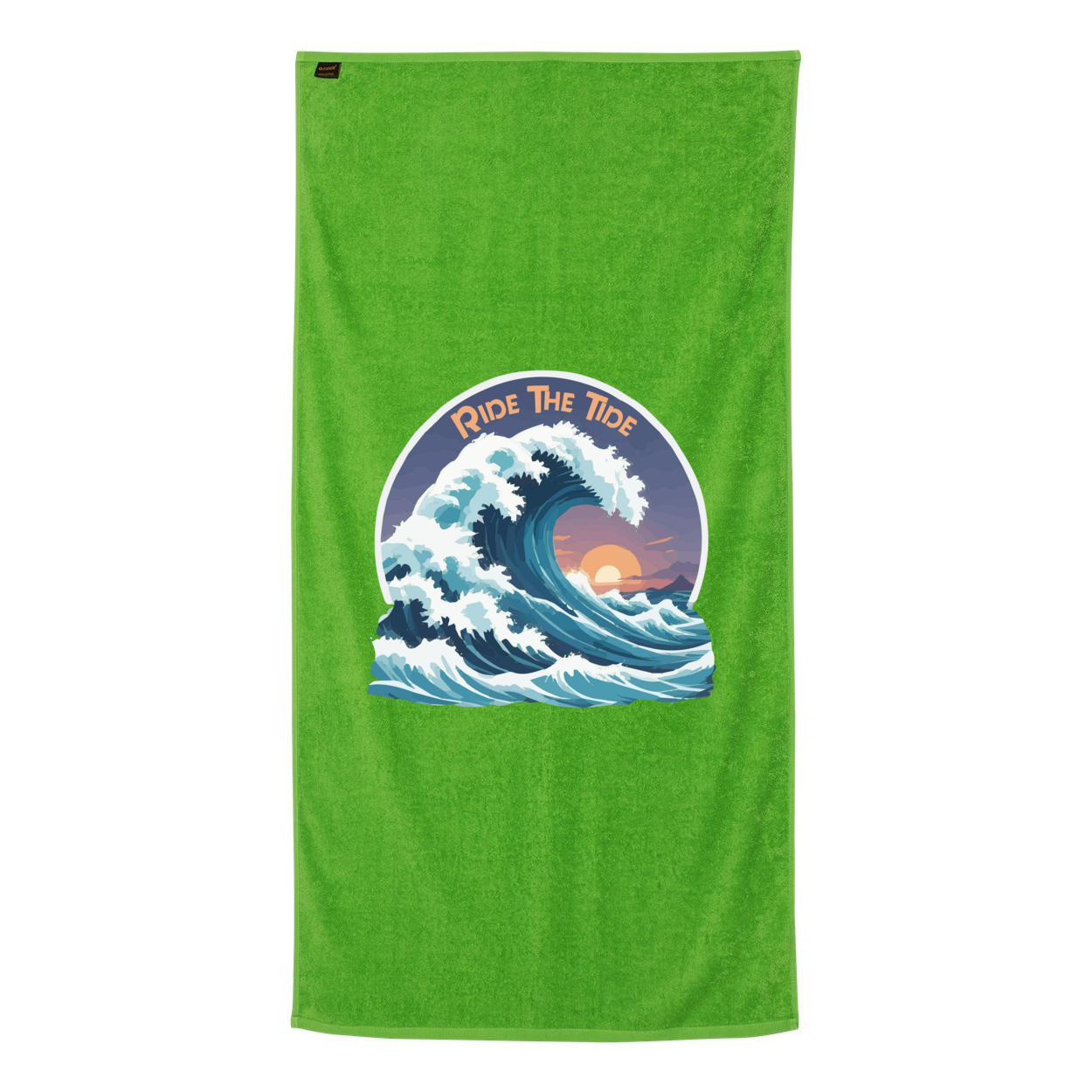 Ride The Tide Beach Towel