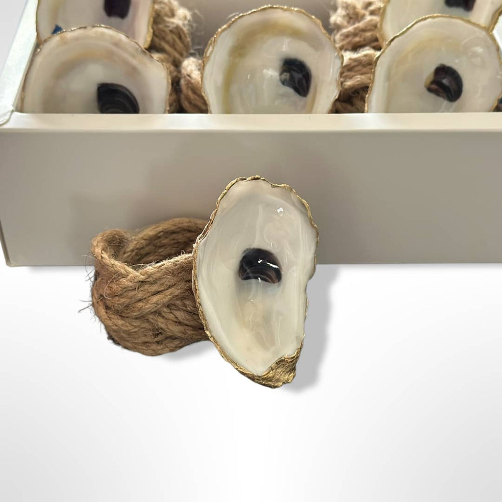 Oyster Shell Napkin Rings