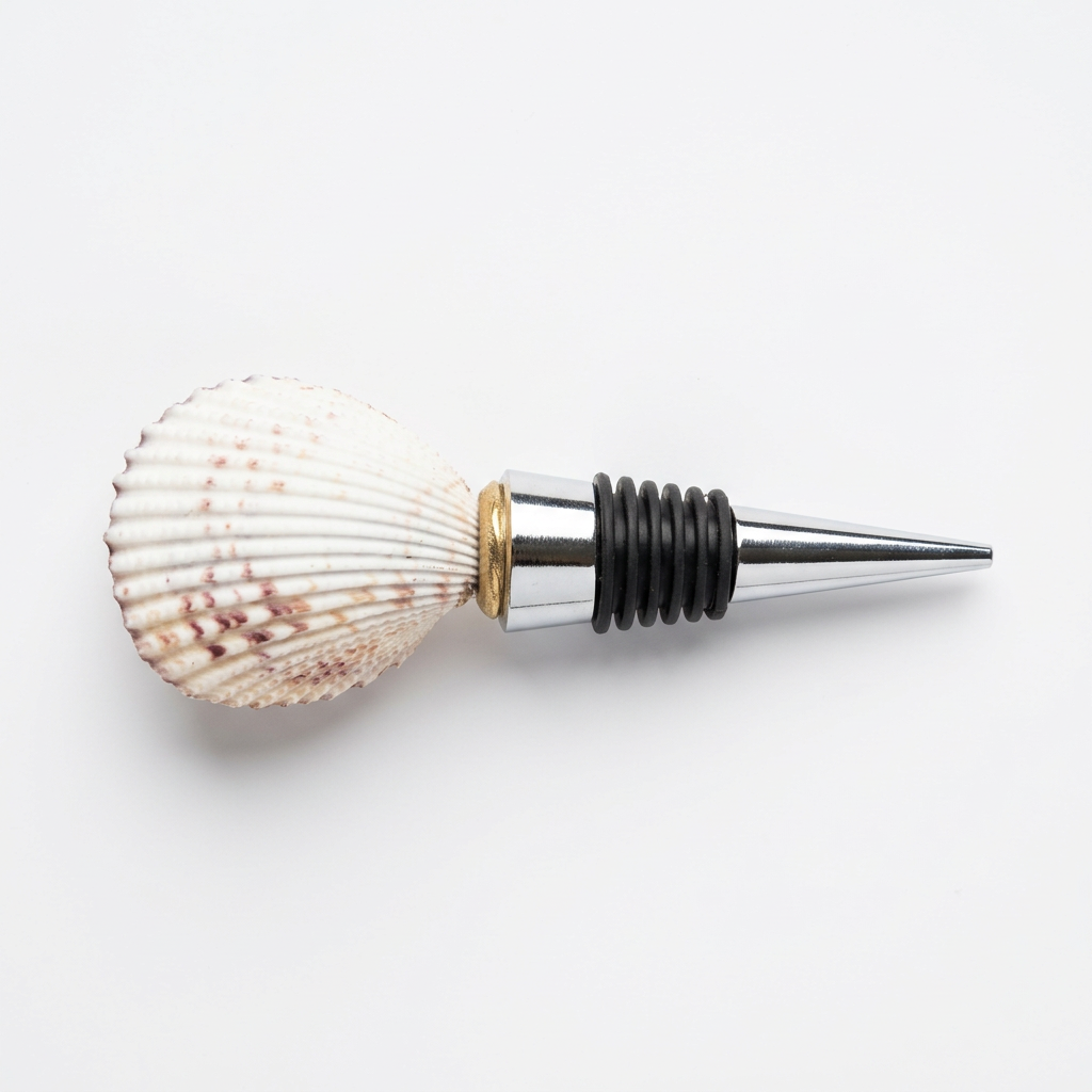 Sunset Scallop Shell Wine Stopper