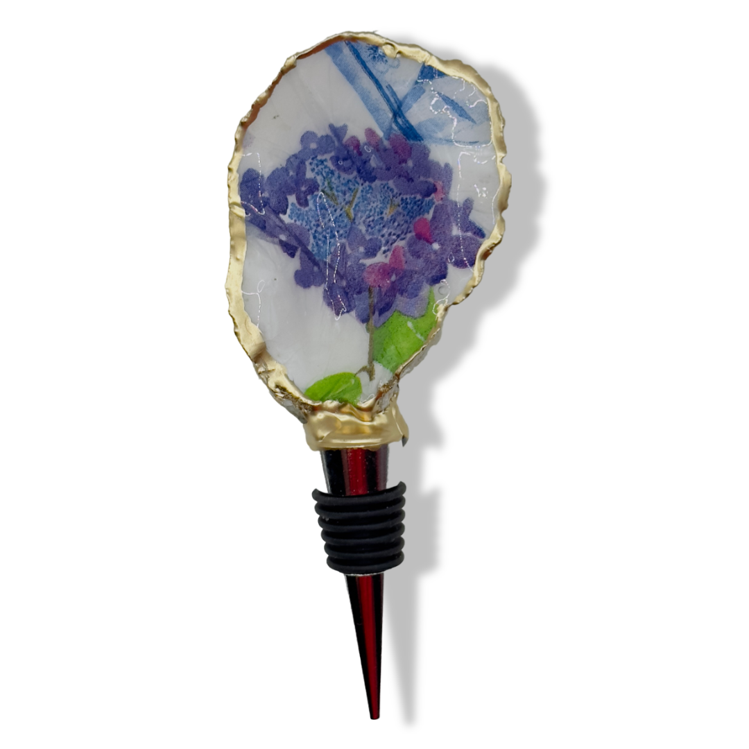 Hydrangea Harmony Wine Stopper