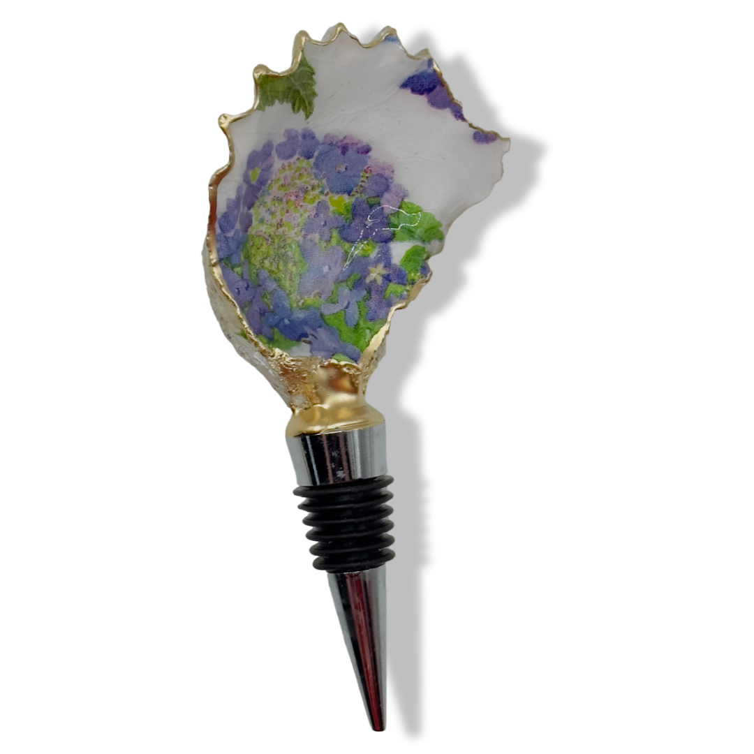 Hydrangea Harmony Wine Stopper