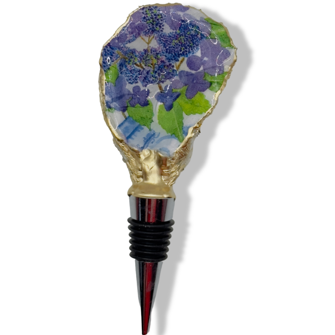 Hydrangea Harmony Wine Stopper