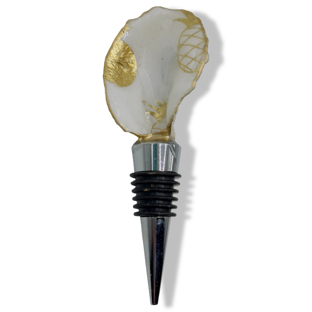 Tropical Gold Pineapple Wine Stopper