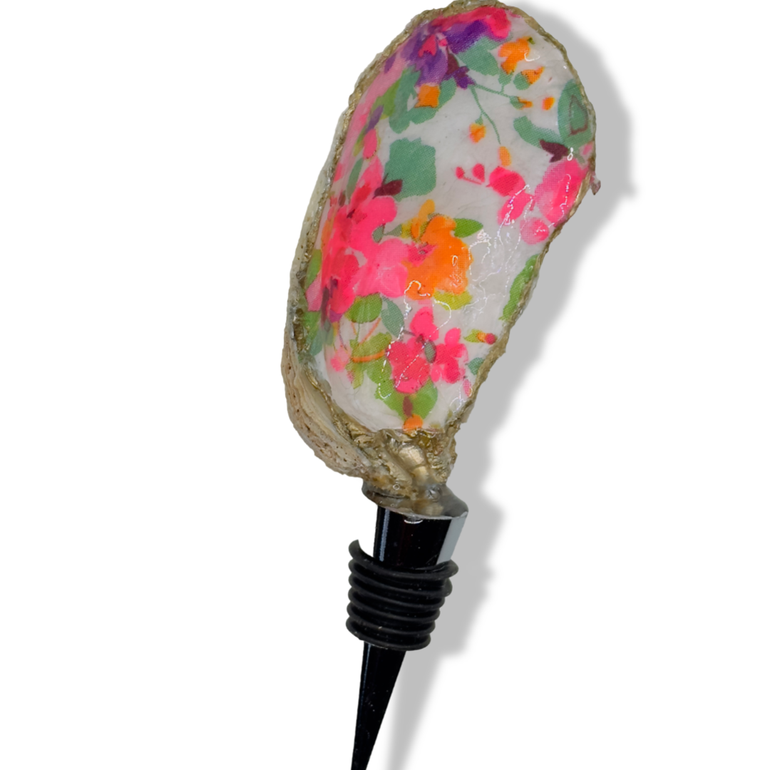 Bouquet Bliss Wine Oyster Shell Stopper