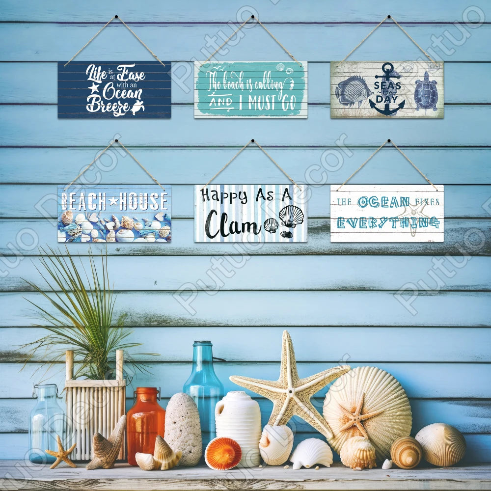 Beach Home Signs Wood Wall Plaque Wooden Signs Welcome