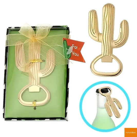 Wedding Favors for Guests Alloy Kitchen Bottle Opener Christmas Gifts Cactus Shape Beer Bottle Openers Bar Decoration Gadgets