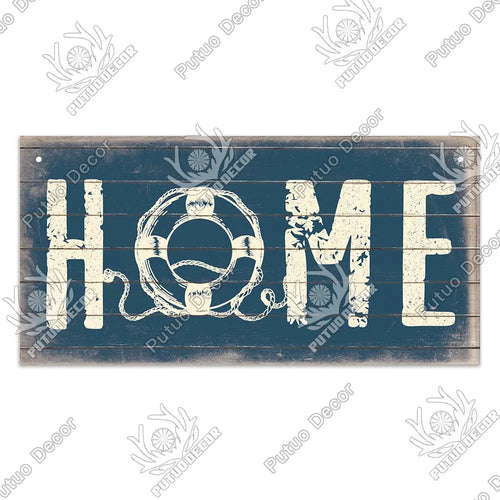 Beach Home Signs Wood Wall Plaque Wooden Signs Welcome