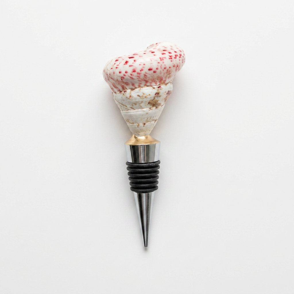 Strawberry Top Shell Wine Stopper