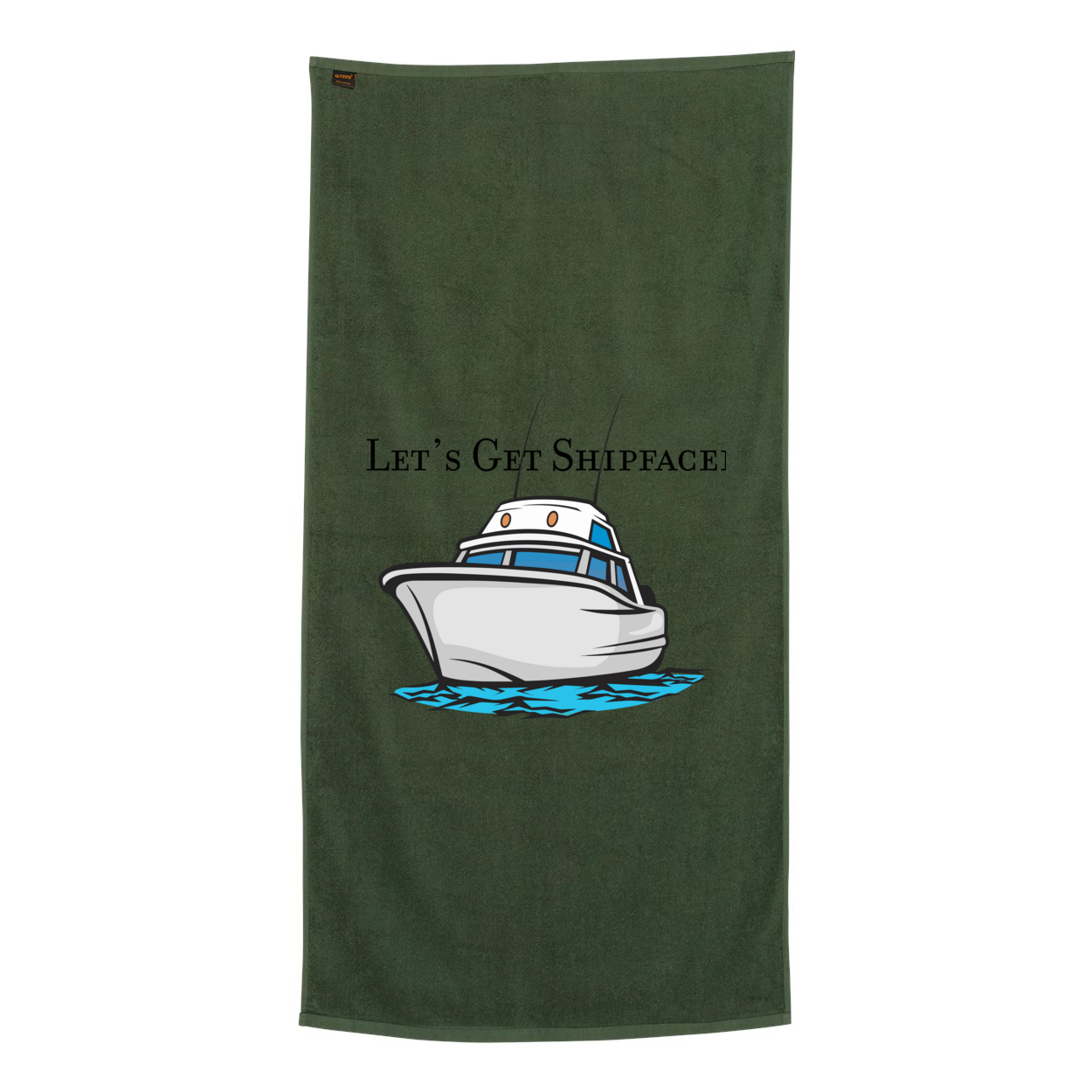 ShipFaced Beach Towel