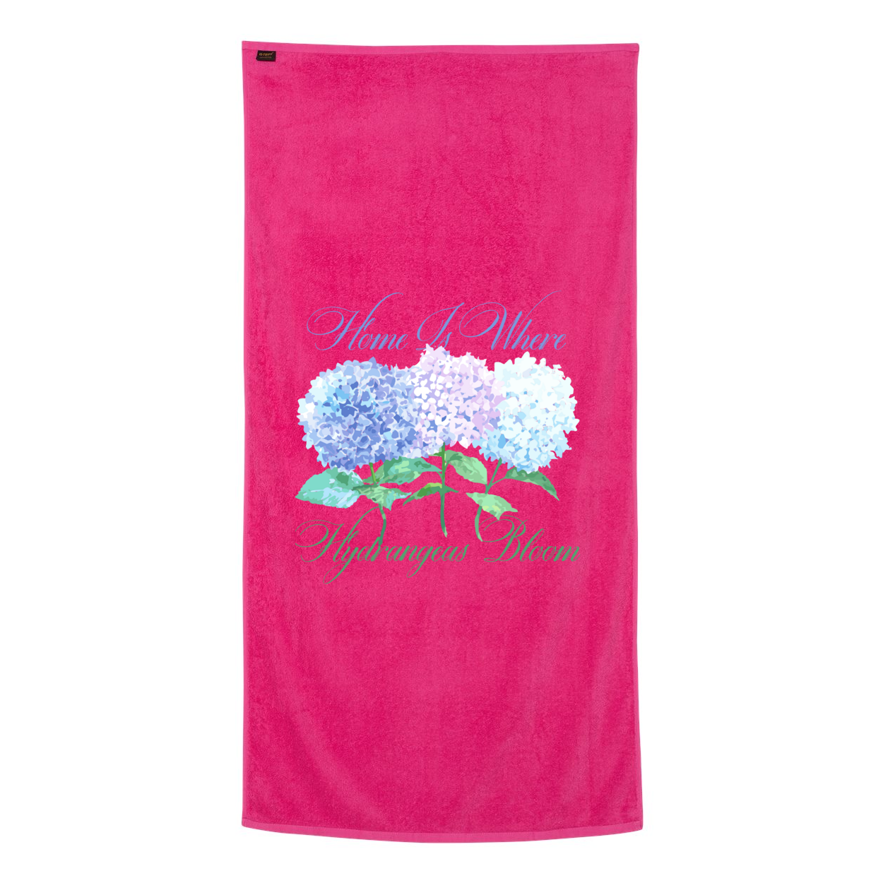 Hydrangea Beach Towel