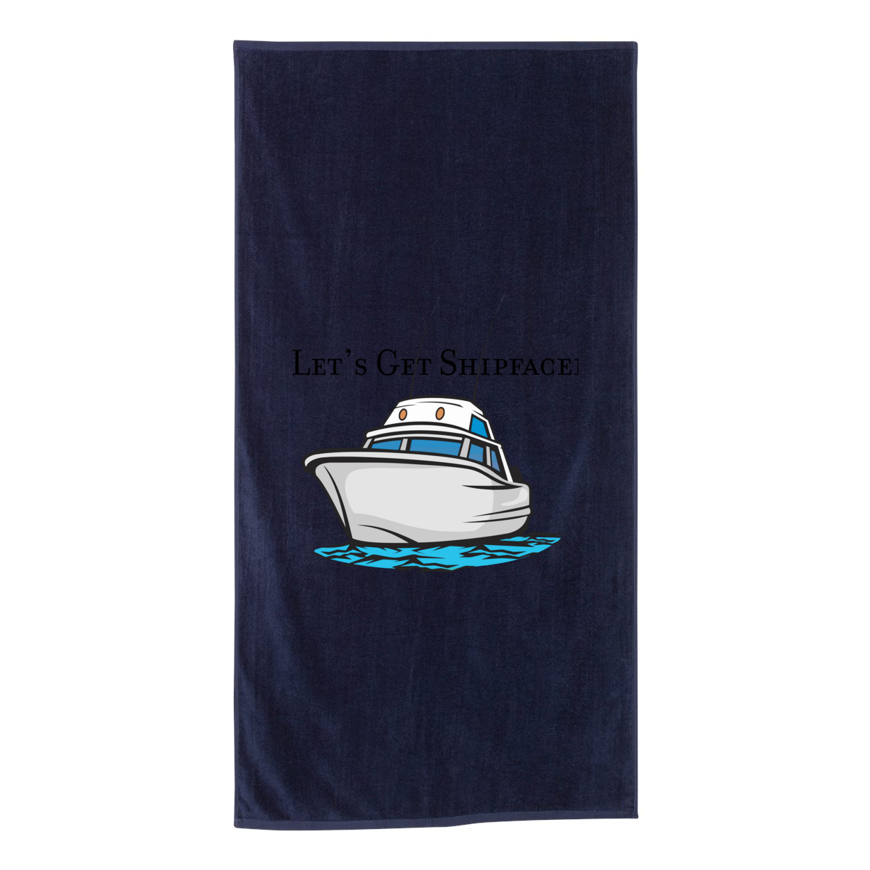 ShipFaced Beach Towel