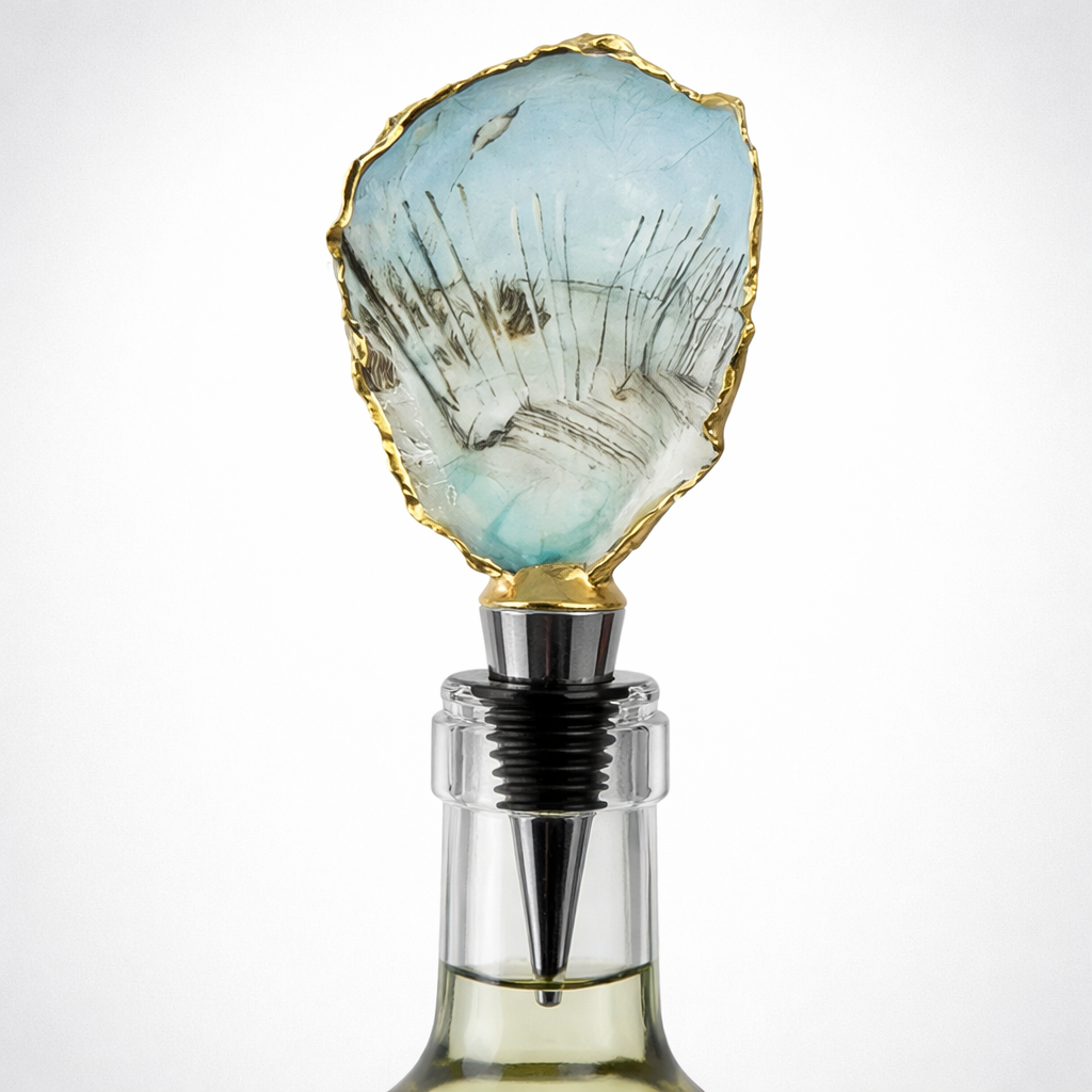 Dune Oyster Shell Wine Stopper