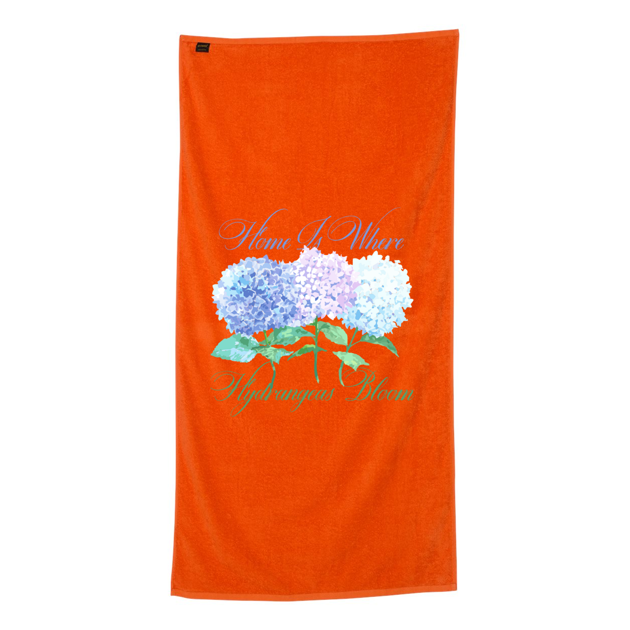 Hydrangea Beach Towel