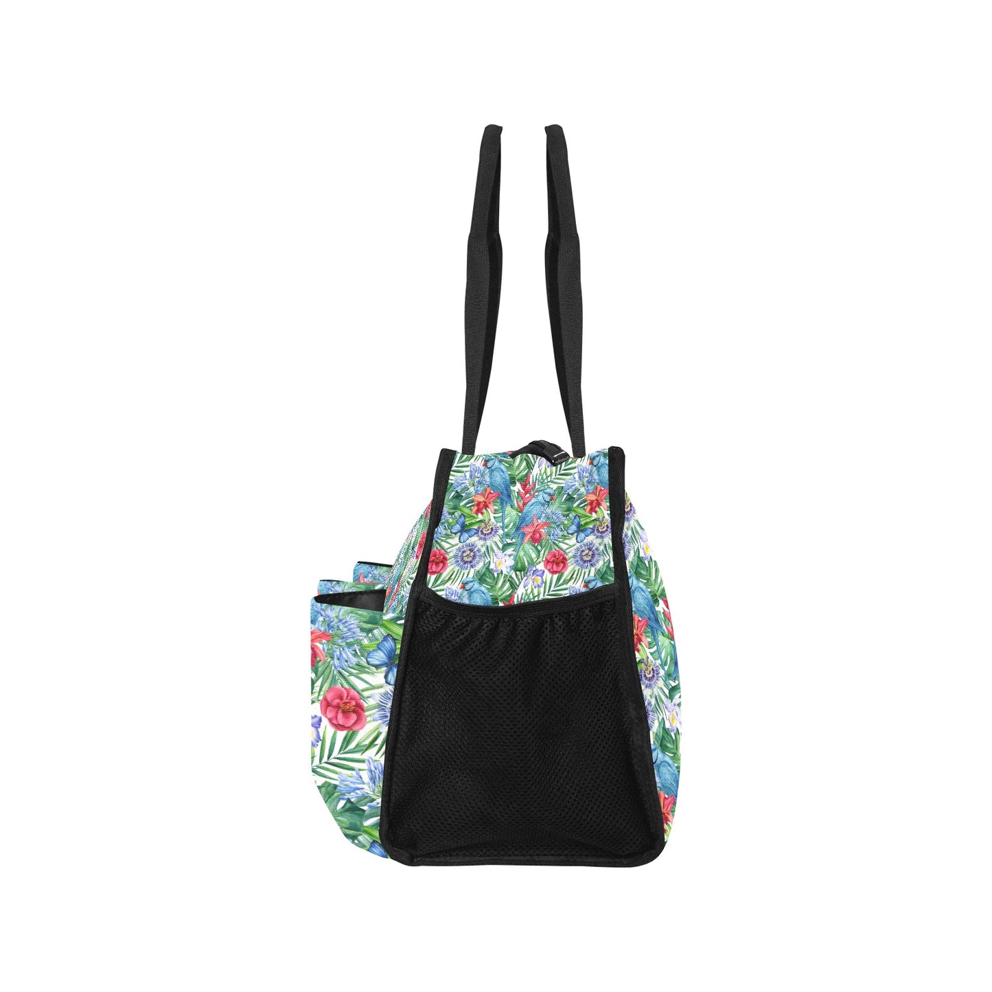 Tropical Bird Large Pocket Tote