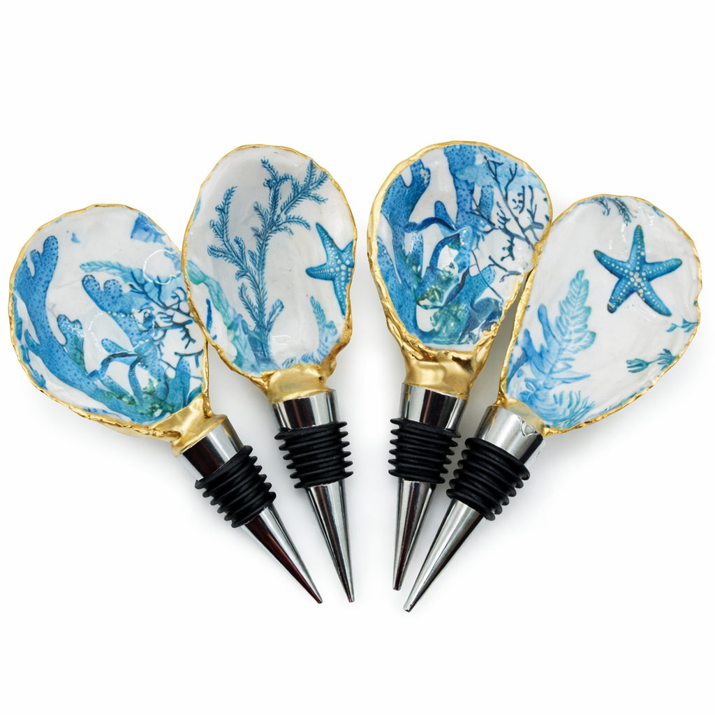 Coastal Classics Oyster Shell Stopper Pack 12 Piece