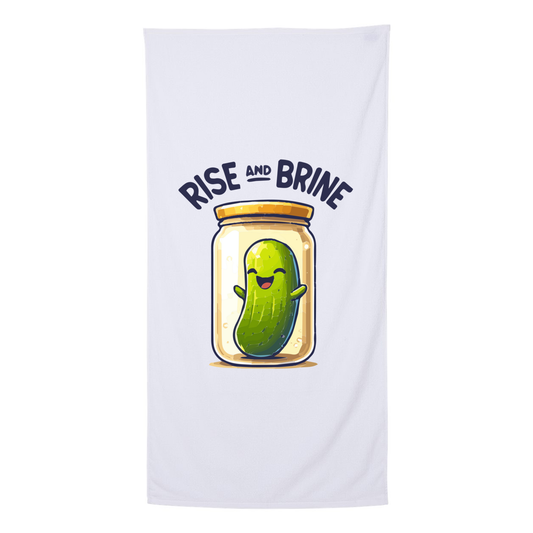 Rise and Brine Beach Towel