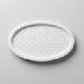 Mermaid scale motif food-safe resin serving tray in coastal style