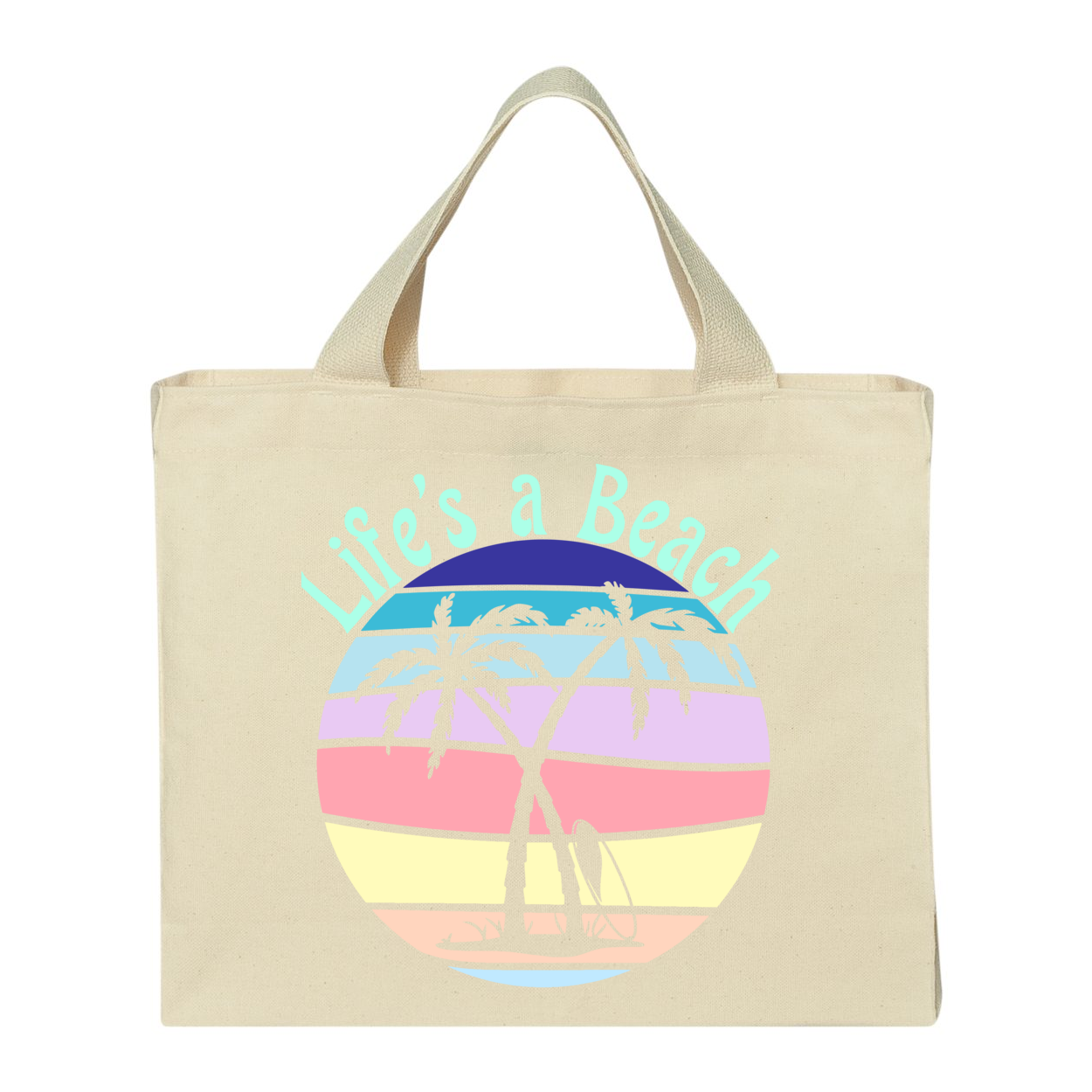 Life's A Beach Medium Gusset Tote