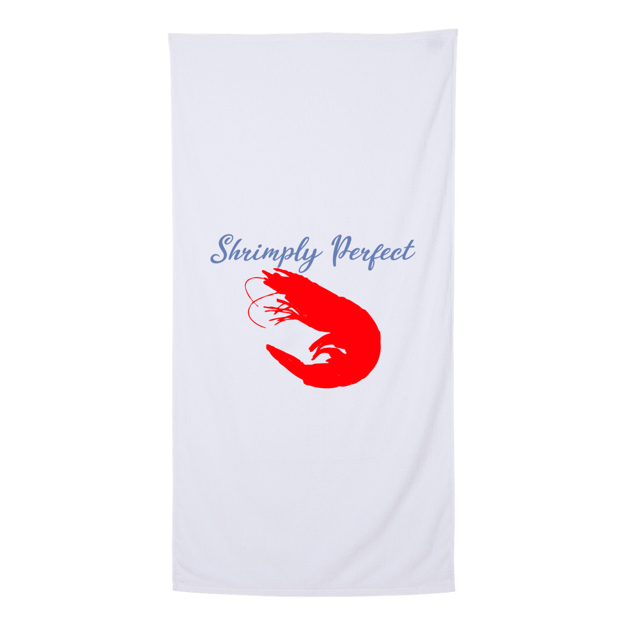 Shrimply Perfect Beach Towel