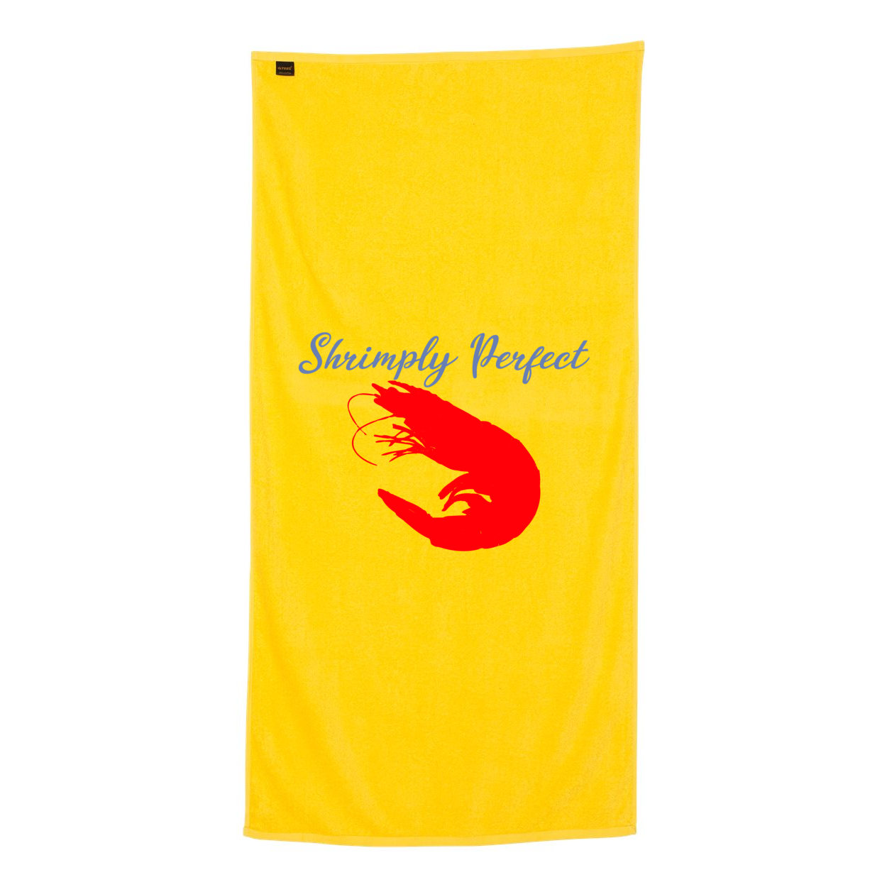 Shrimply Perfect Beach Towel