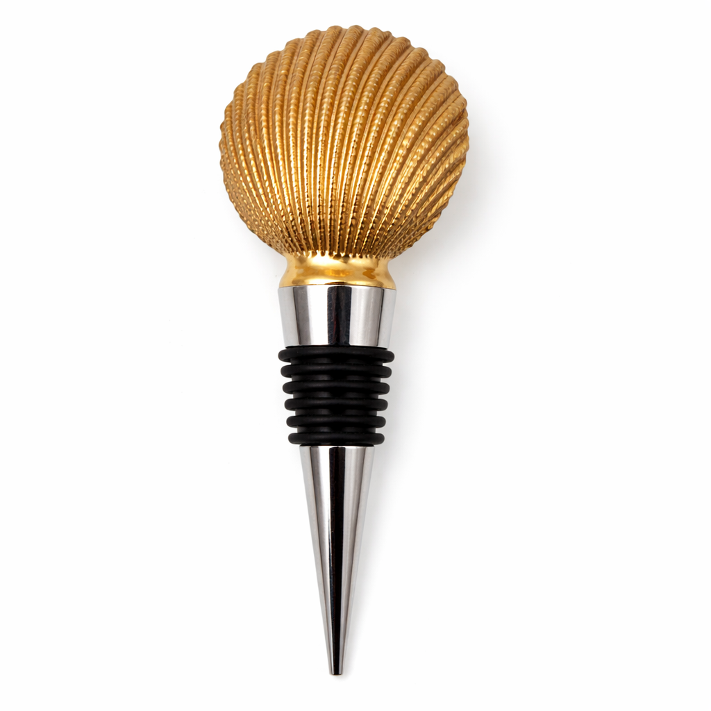 Sunset Scallop Shell Wine Stopper