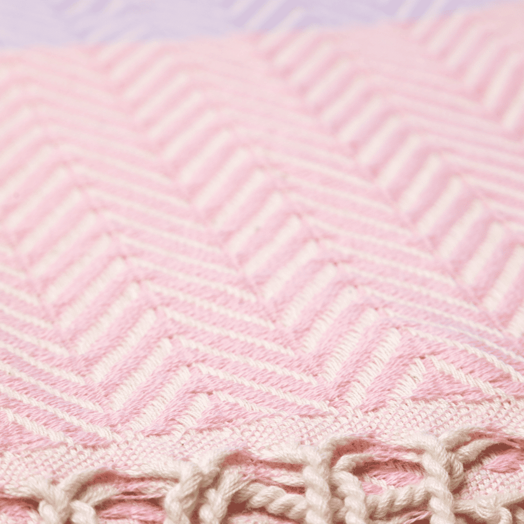 Beach Spa Turkish Hammam Towel Balik Pink/Lila - Shell Yeah by JaksMTDML109APMBBath & Beauty