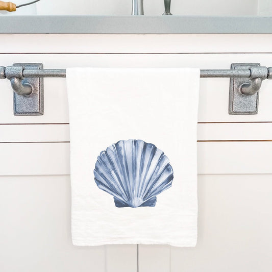 Blue Shell - Cotton Tea Towel - Shell Yeah by JaksCS-CTT-11136Kitchen