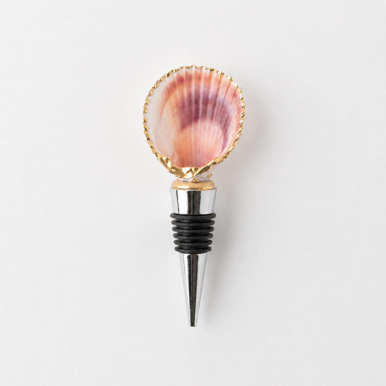 Micro Luxury Shell Wine Stopper Pack 12 Pc