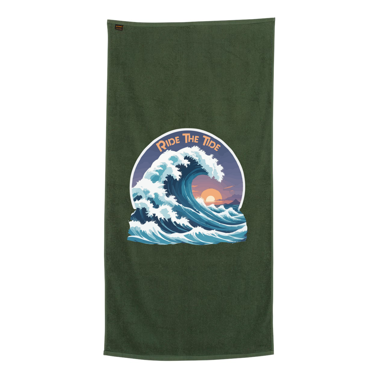 Ride The Tide Beach Towel