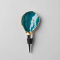 Emerald Splendor Oyster Shell Wine Stopper