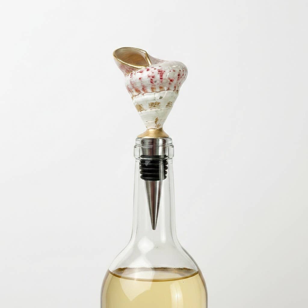 Strawberry Top Shell Wine Stopper