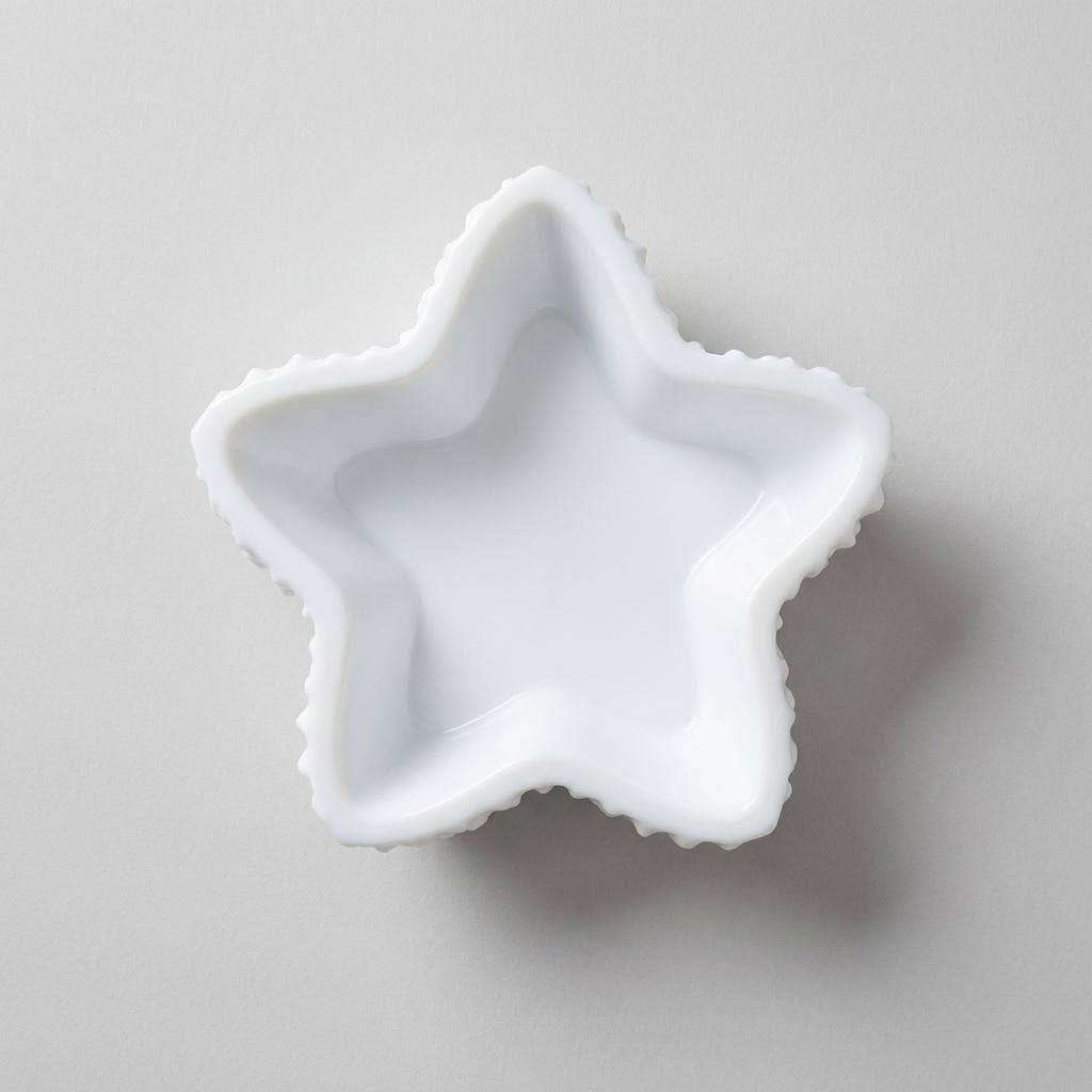 Food-safe resin star-shaped serving bowl in coastal style