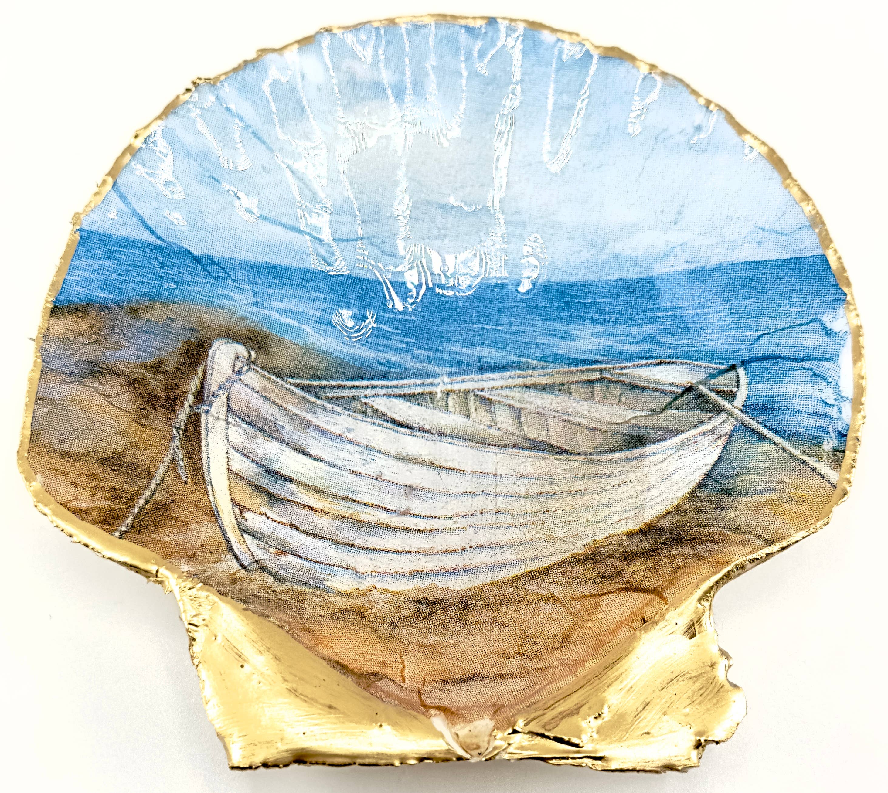 Rowboat Scallop Soap Dish