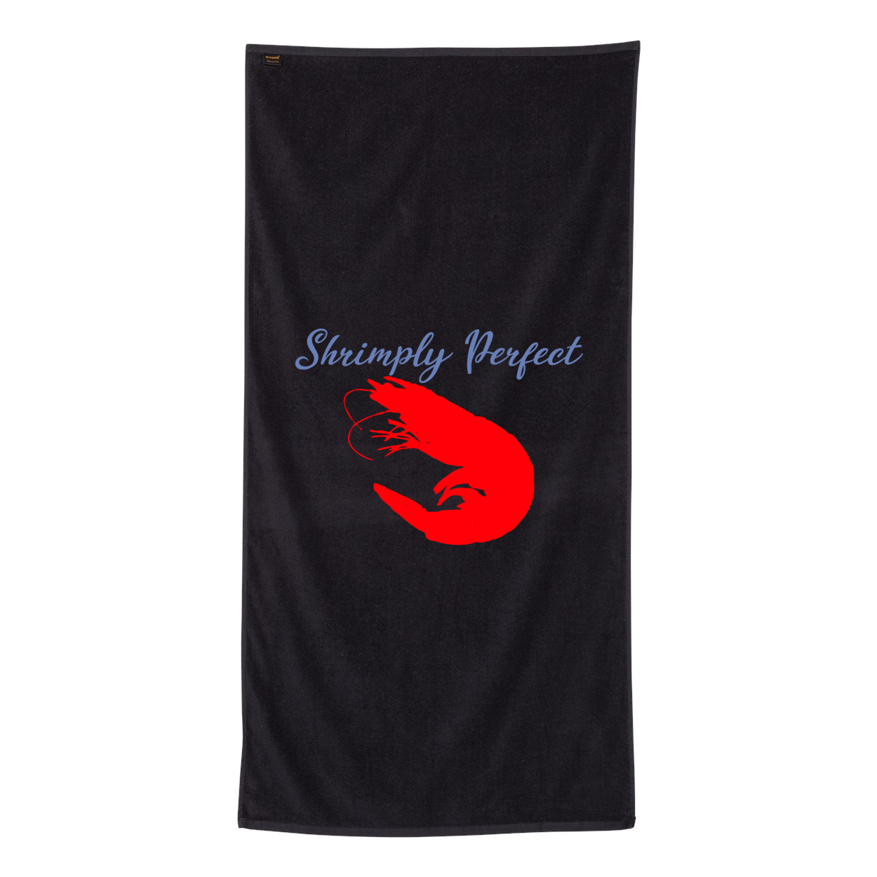 Shrimply Perfect Beach Towel