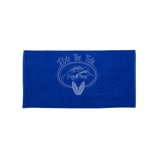 Ride The Tide Velour Beach Towel