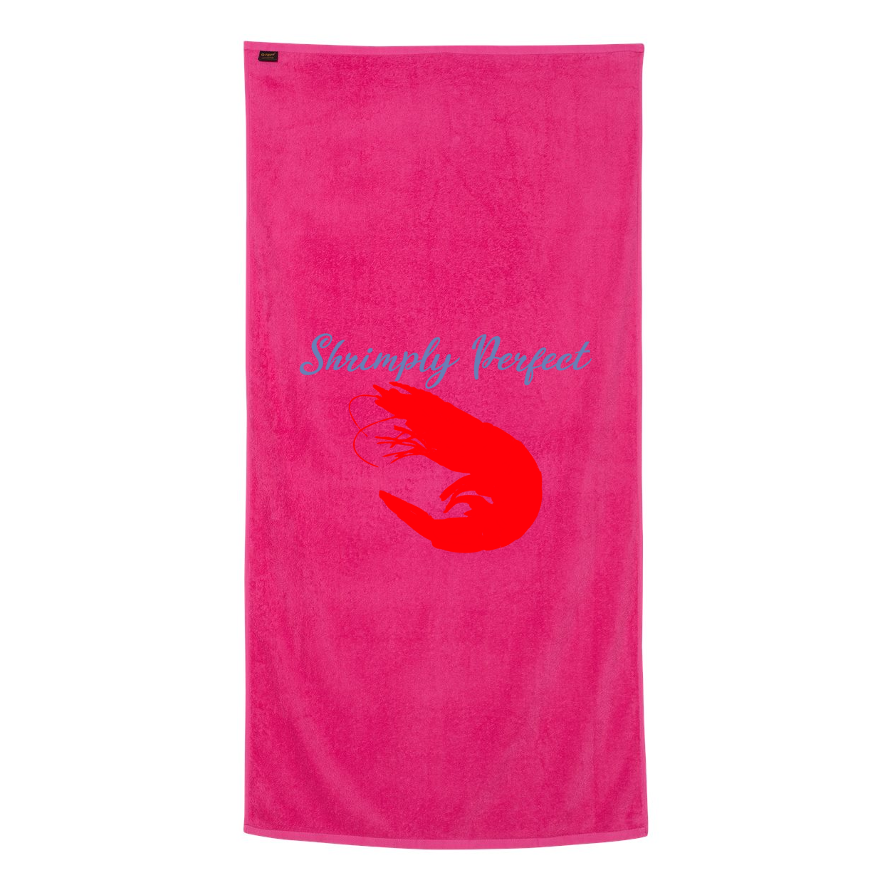 Shrimply Perfect Beach Towel